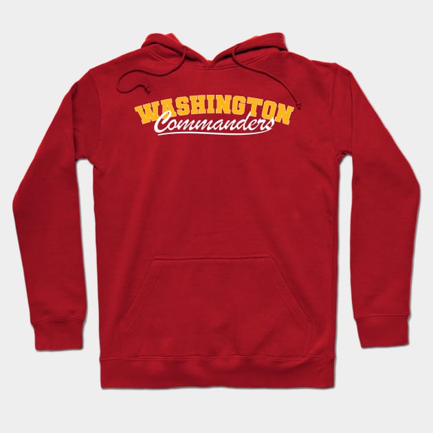 Washington Commanders Hoodie by Nagorniak